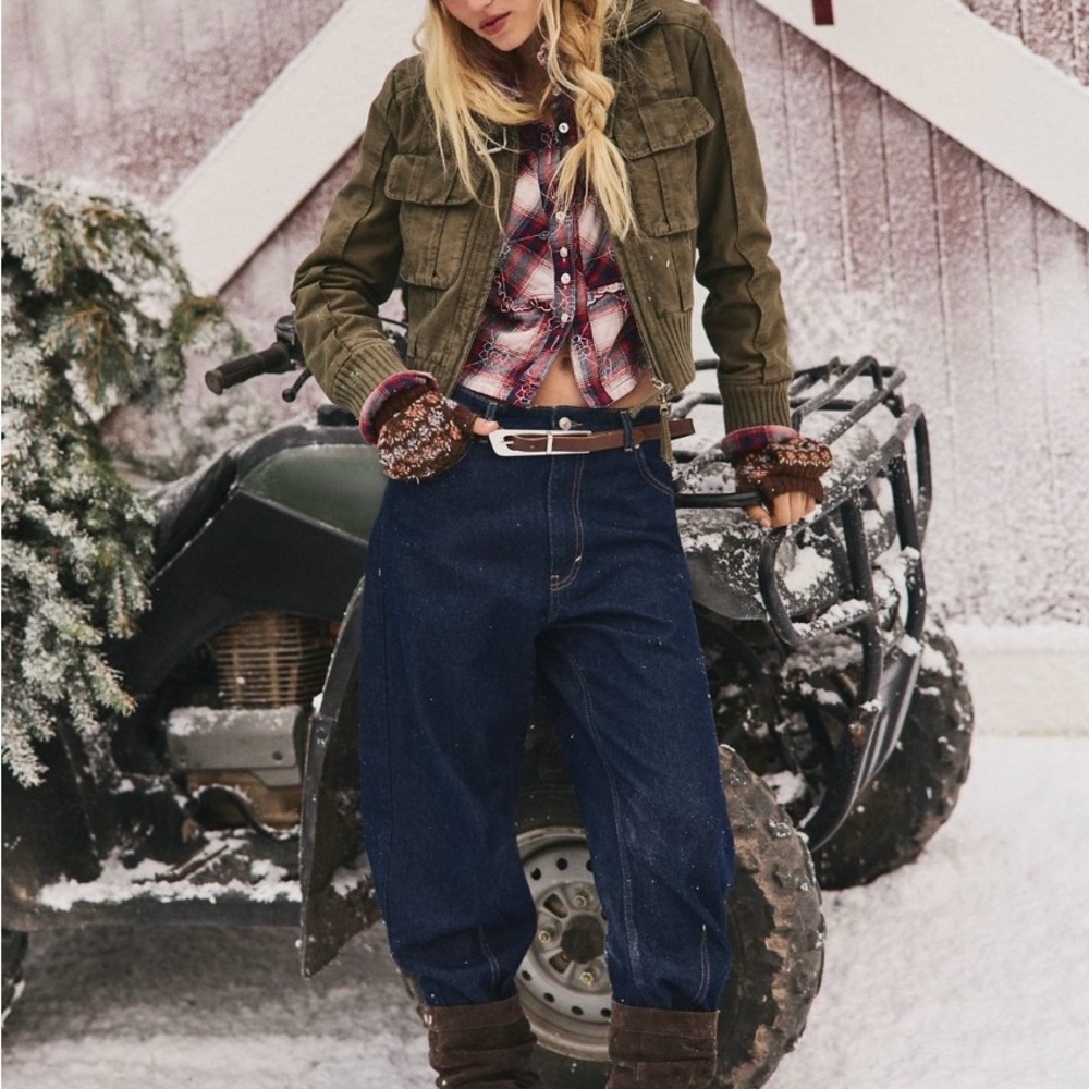 We the Free relaxed cropped Jeans